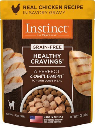 Instinct Healthy Cravings Grain Free Chicken Wet Dog Food Topper