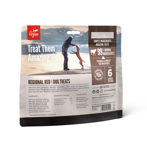 ORIJEN Freeze Dried Regional Red Dog Treats