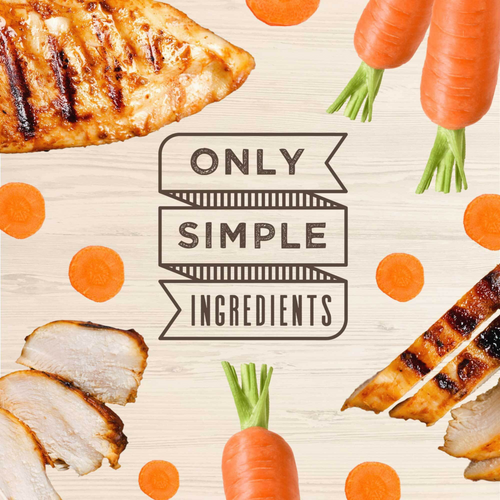 Cloud Star Wag More Bark Less Oven Baked Grain Free Chicken and Sweet Potatoes Dog Treats