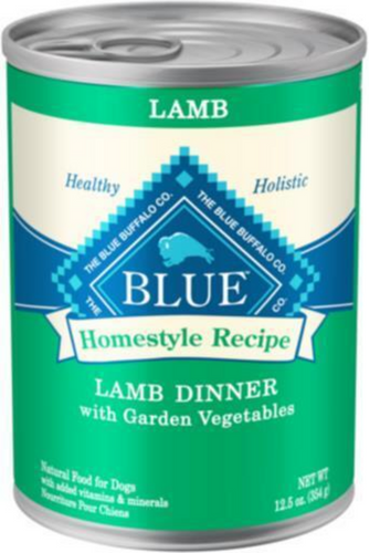 Blue Buffalo Homestyle Recipe Adult Lamb Dinner with Garden Vegetables Canned Dog Food