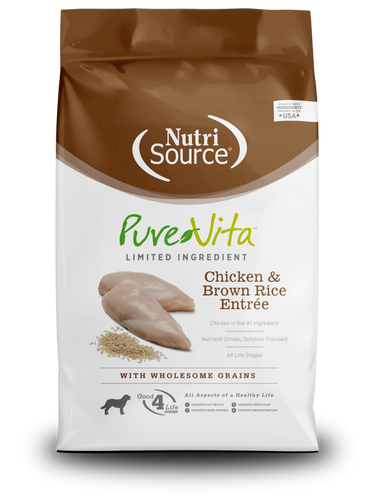 PureVita Chicken And Brown Rice Dry Dog Food