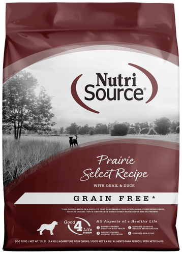 NutriSource Grain Free Prairie Select Dry Dog Food