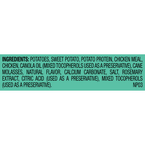 Natural Balance Rewards Crunchy Biscuits Dog Treats for Small Breeds with Real Chicken