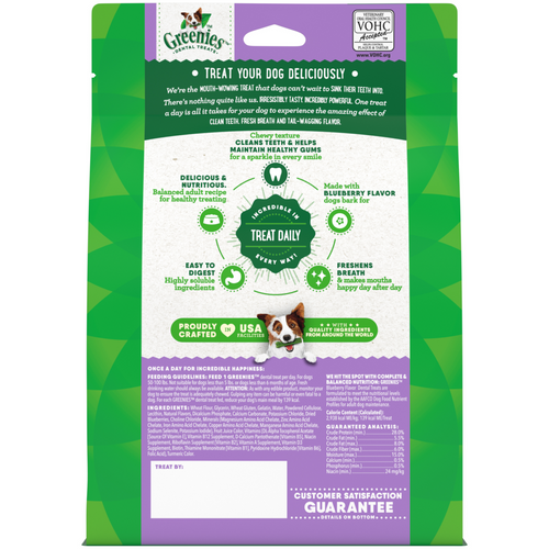 Greenies Large Blueberry Dental Dog Chews