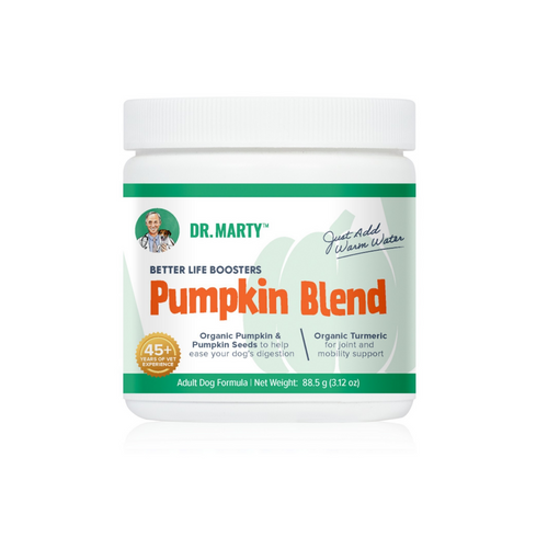 Dr. Marty Pumpkin Blend Better Life Boosters Powdered Supplement for Dogs