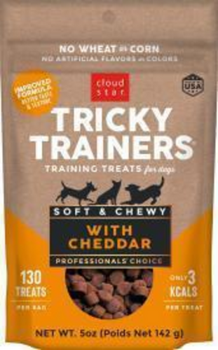 Cloud Star Tricky Trainers Soft & Chewy Cheddar Dog Treats