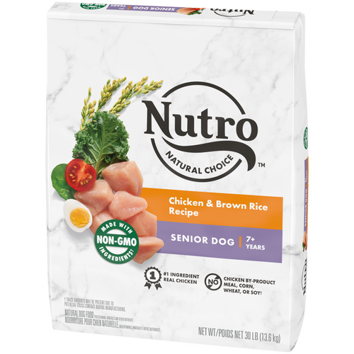 Nutro Wholesome Essentials Senior Chicken, Whole Brown Rice and Sweet Potato Formula Dry Dog Food