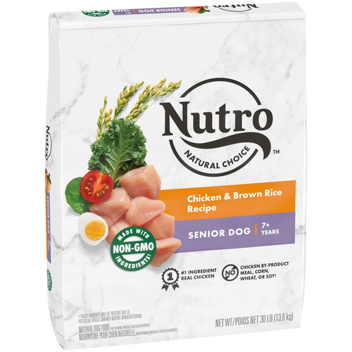 Nutro Wholesome Essentials Senior Chicken, Whole Brown Rice and Sweet Potato Formula Dry Dog Food