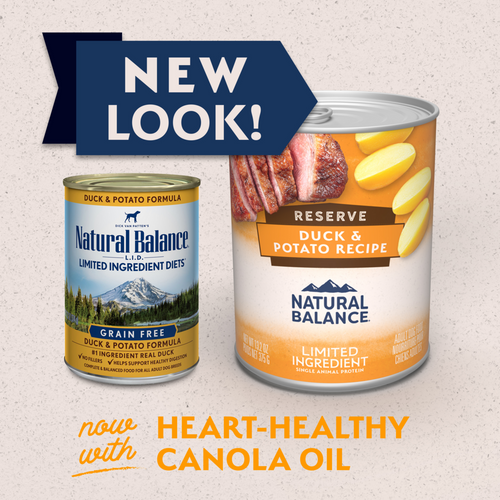 Natural Balance Limited Ingredient Reserve Wet Dog Food, Duck & Potato Recipe