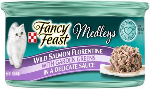 Fancy Feast Medleys Wild Salmon Florentine Wet Cat Food