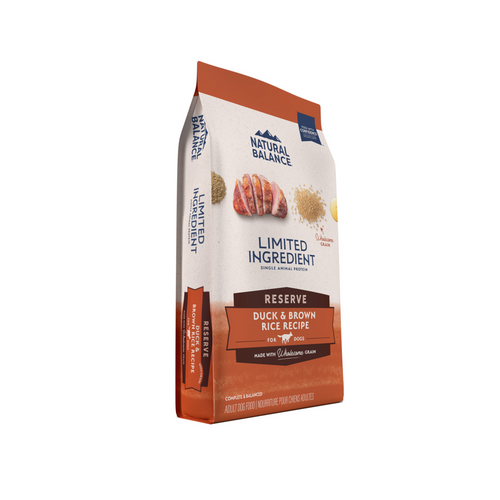 Natural Balance Limited Ingredient Reserve Dry Dog Food, Duck & Brown Rice Recipe