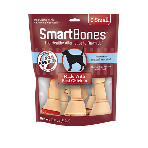 SmartBones Rawhide-Free Chicken Dog Treats