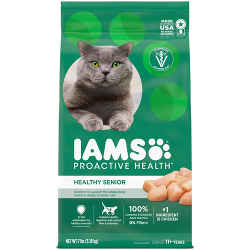 Iams ProActive Health Lively Senior 11+ Chicken Recipe Dry Cat Food