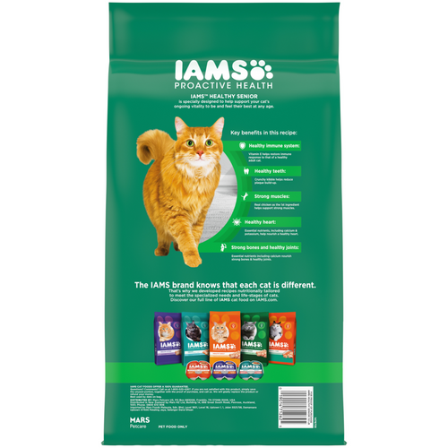 Iams ProActive Health Lively Senior 11+ Chicken Recipe Dry Cat Food