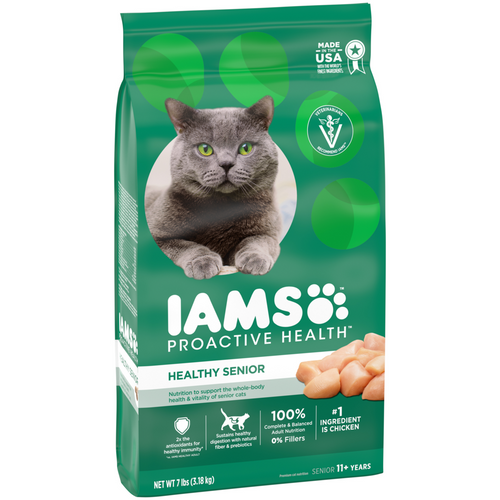 Iams ProActive Health Lively Senior 11+ Chicken Recipe Dry Cat Food