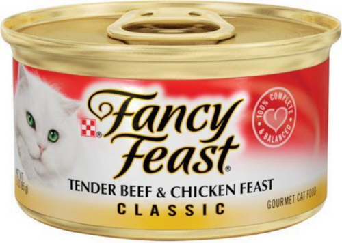 Fancy Feast Classic Pate Beef and Chicken Wet Cat Food
