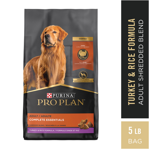 ProPlan Complete Essentials Shredded Blend Turkey and Rice Dry Dog Food