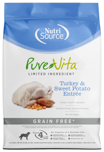 PureVita Grain Free Turkey & Sweet Potato Dry Dog Food