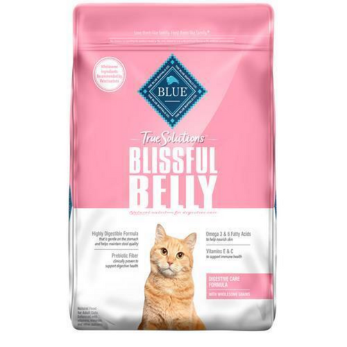 Blue Buffalo True Solutions Blissful Belly Digestive Care Formula Adult Dry Cat Food