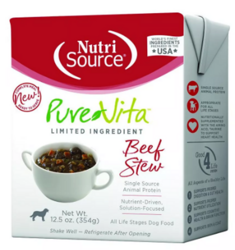 PureVita Beef Stew Dog Food