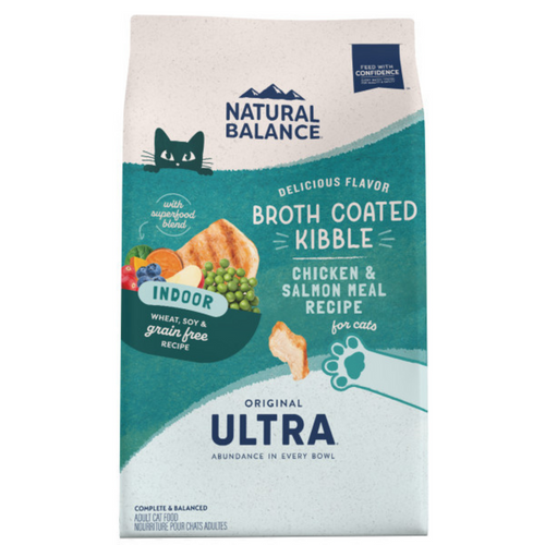 Natural Balance Original Ultra Dry Cat Food, Indoor Recipe with Chicken & Salmon Meal