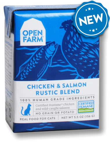 Open Farm Grain Free Rustic Blend Chicken and Salmon Wet Cat Food