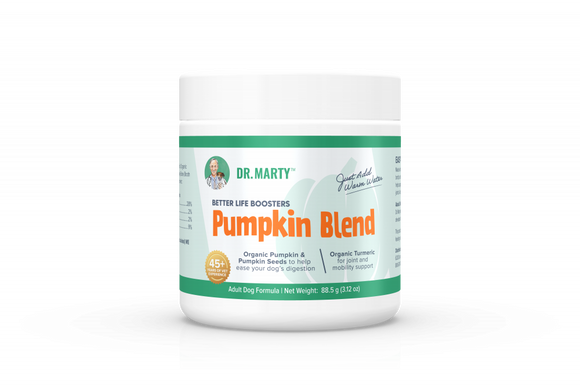 Dr. Marty Pumpkin Blend Better Life Boosters Powdered Supplement for Dogs