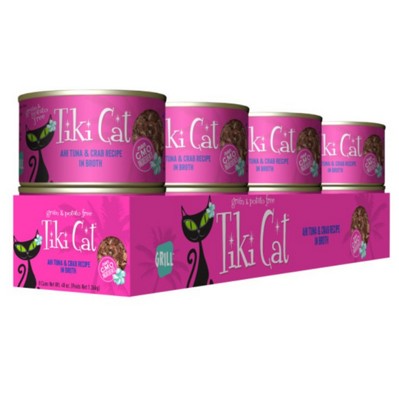 Tiki Cat Hawaiin Grill Ahi Tuna Canned Wet Cat Food