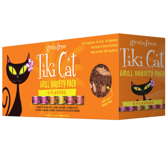 Tiki Cat Grill Variety Pack Canned Wet Cat Food