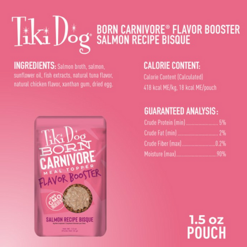 Tiki Dog Aloha Petites Flavor Booster Bisque Toppers Salmon