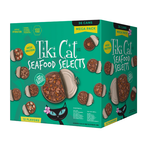 Tiki Cat Fish Favorites Variety Pack Canned Wet Cat Food