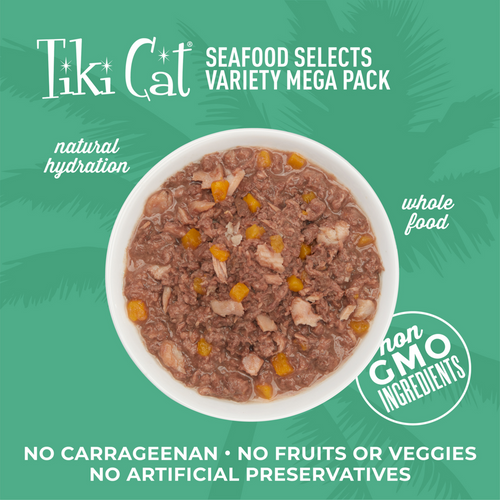 Tiki Cat Fish Favorites Variety Pack Canned Wet Cat Food