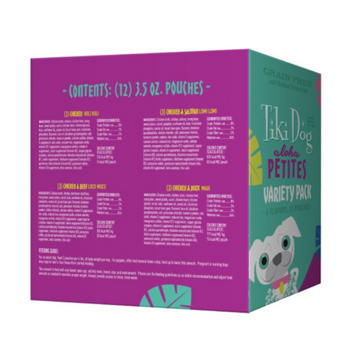 Tiki Dog Aloha Petites Variety Pack Wet Dog Food