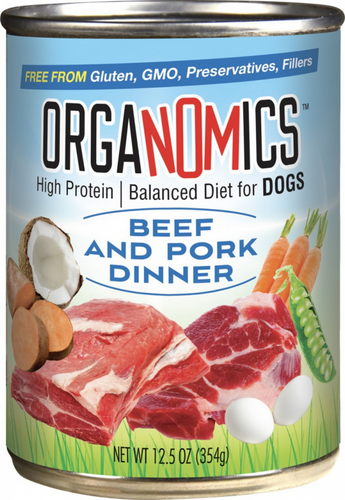 Organomics Beef & Pork Dinner for Dogs