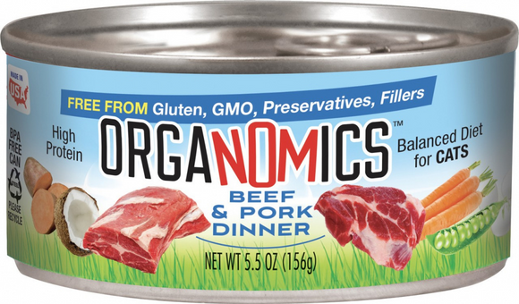 Organomics Beef and Pork Dinner for Cats