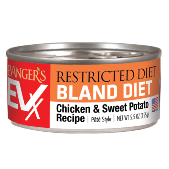 Evanger's EVX Restricted Diet Bland Diet Chicken & Sweet Potato for Cats