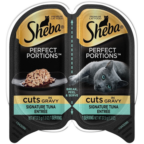 Sheba Perfect Portions Cuts in Gravy Signature Tuna Entree Wet Cat Food