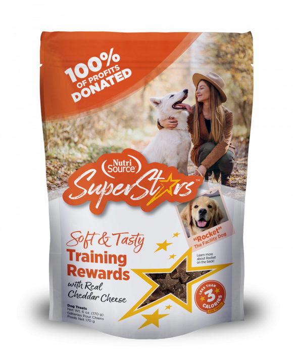 NutriSource SuperStars Cheddar Dog Training Treats