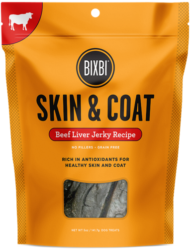 Bixbi Skin & Coat Beef Lung Dog Treats