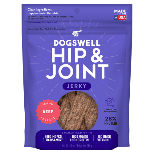 Dogswell Hip & Joint Jerky Beef Dog Treats