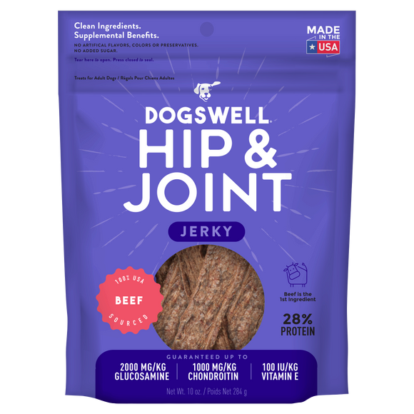 Dogswell Hip & Joint Jerky Beef Dog Treats