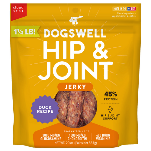 Dogswell Hip & Joint Jerky Duck Dog Treats