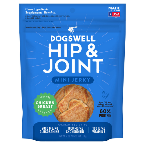 Dogswell Hip and Joint Chicken Mini Jerky Dog Treats