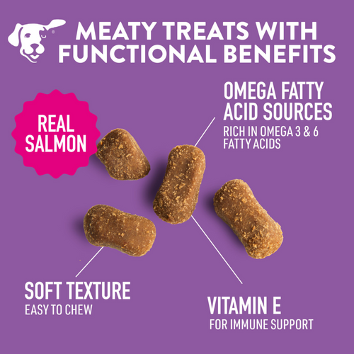 Dogswell Skin & Coat Soft & Chewy Salmon Dog Treats