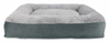 Arlee Pet Products Haarper Ortho Grey Rectangle Slumber Grey