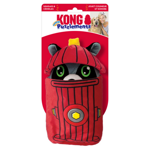 Kong Puzzlements Surprise Fire Hydrant Dog Toy