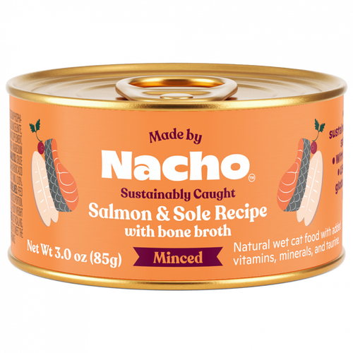 Made By Nacho Sustainably Caught Minced Salmon & Sole Recipe With Bone Broth