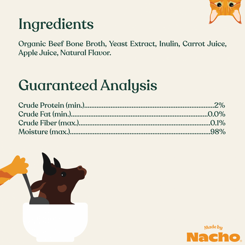 Made By Nacho Humanely Raised Beef Bone Broth Tetra