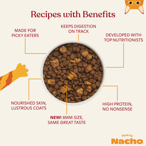 Made By Nacho Chicken & Duck & Quail Kibble with Freeze Dried Raw Inclusions