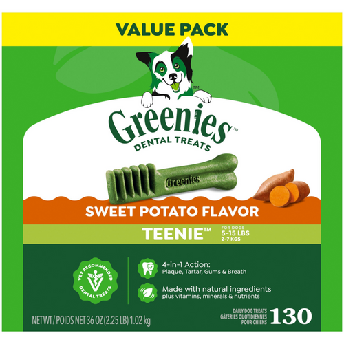Greenies Dental Bone Sweet Potato Teenie